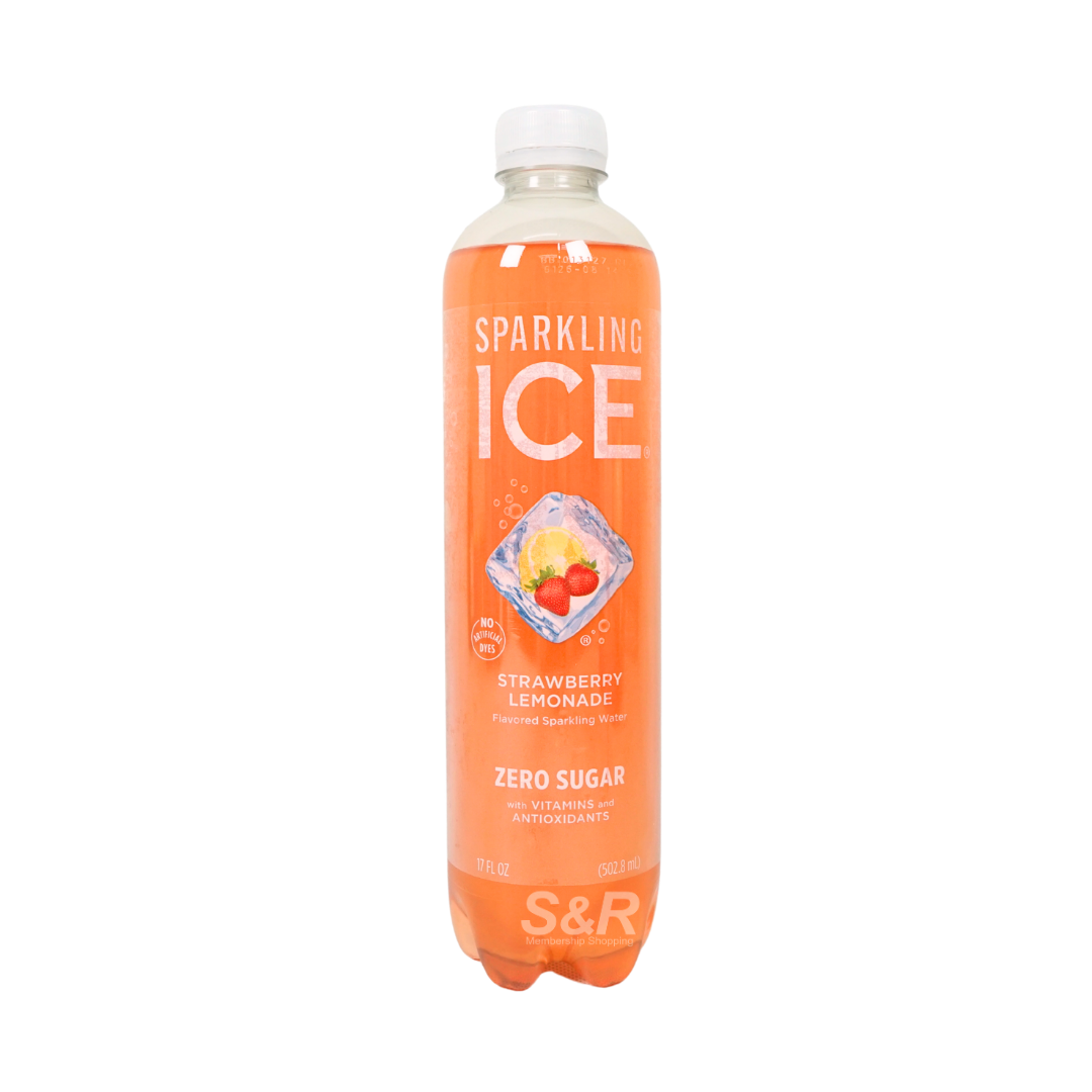 Sparkling Ice Strawberry Lemonade Sparkling Water 502.8mL